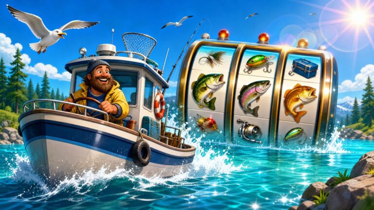 Big Bass Floats My Boat slot not on Gamstop - fishing boat adventure theme