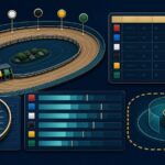 Greyhound racecard illustration with trap, form, odds and spending-limit checks