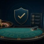 Live dealer table with checks for game rules, licensing and safer gambling